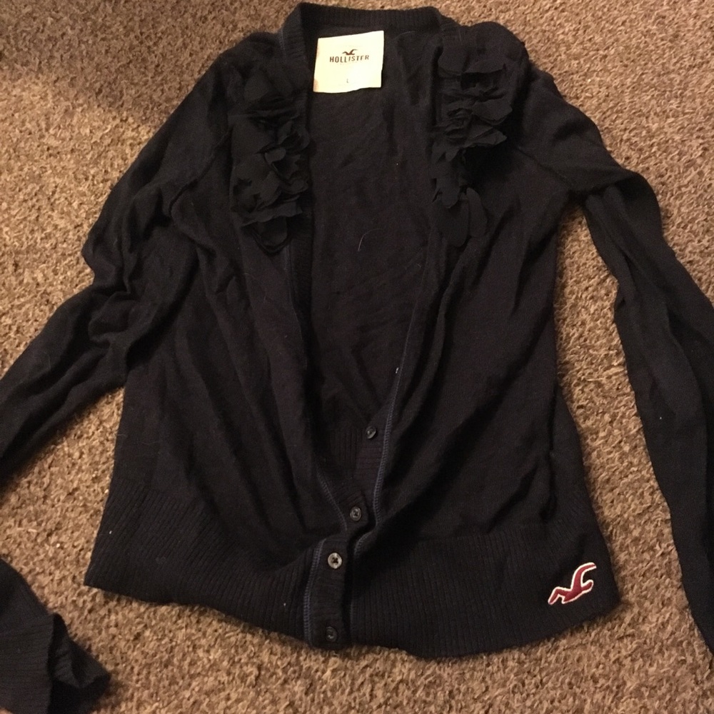 Hollister button up sweater